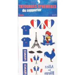 Tatoo éphémère pour supporter France^Gifi New