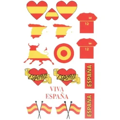 Tatoo éphémère pour supporter Espagne^Gifi Online