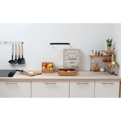 Gifi Rangement De Cuisine^Tiroir à dosettes bambou design graine de café