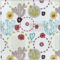 Gifi Rangement De Cuisine^Tiroir toutes dosettes bambou motif cactus multicolore