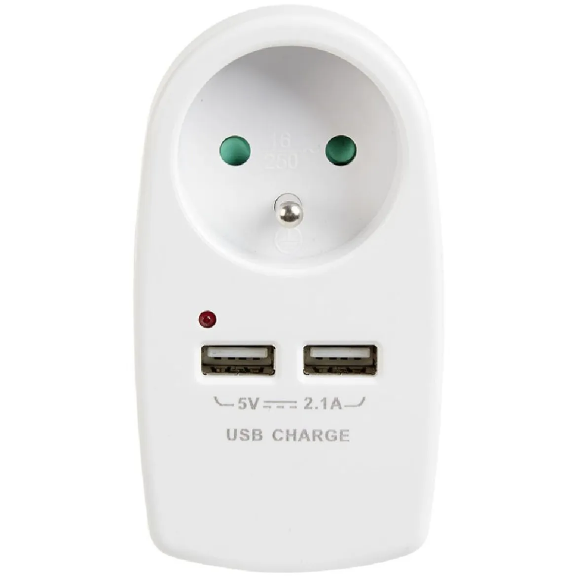 Triplite 1 prise 2 usb blanche^Gifi Sale