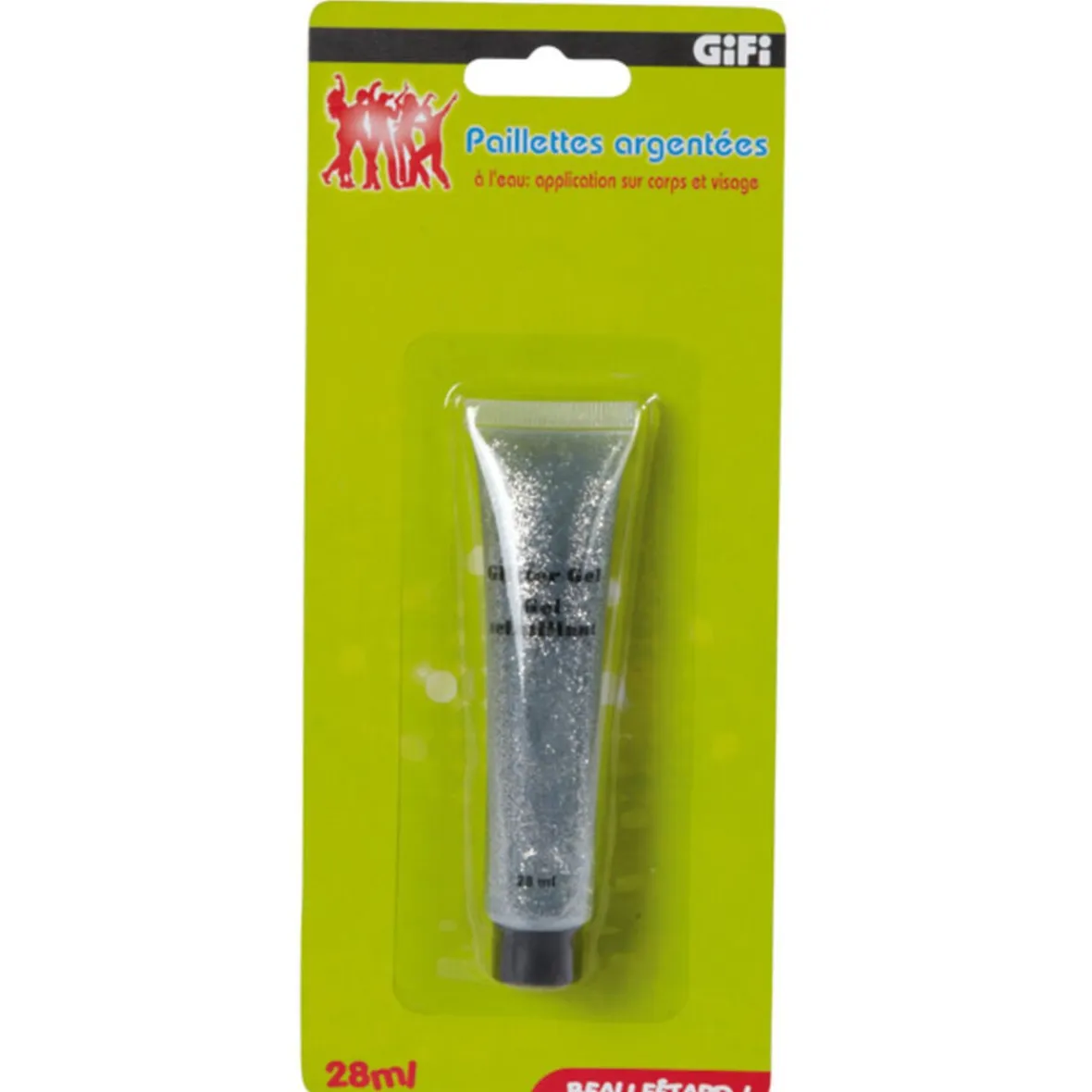 Tube de paillettes argentées^Gifi Clearance