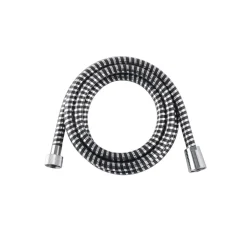 Tuyau de douche gris argenté et noir 2 m^Gifi Discount