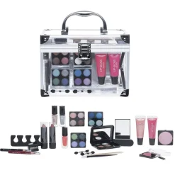Vanity cosmétique transparent complet 42 pièces^Gifi New