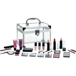 Vanity cosmétique transparent complet 42 pièces^Gifi New