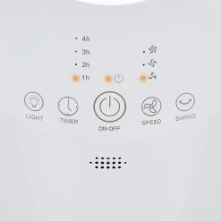 Ventilateur à LED sans pale oscillant 26,5x20,5xH58cm 45W^Gifi Discount