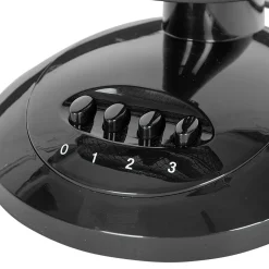 Ventilateur de table noir Homday^Gifi