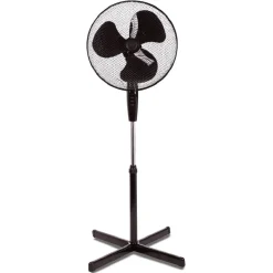 Ventilateur sur pied - 3 vitesses - 45W - Noir^Gifi Discount