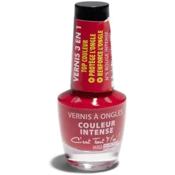 Vernis à ongles 3en1 couleur/protection/renforcement N°05 rose^Gifi Clearance