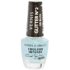 Vernis à ongles glitter doré bleu n°02^Gifi Sale