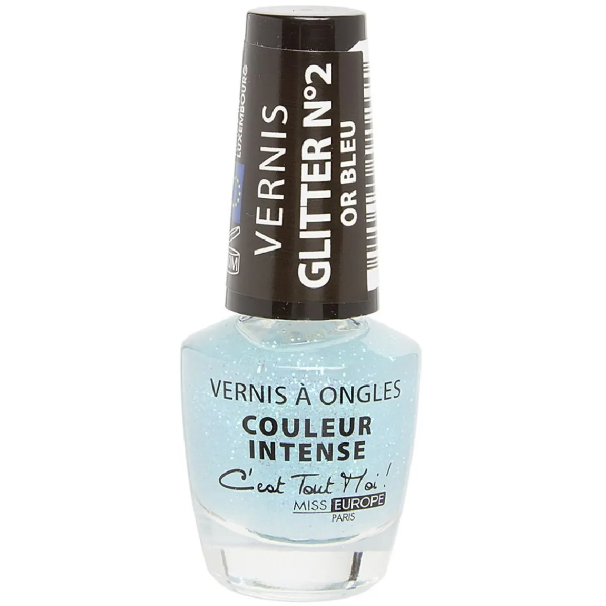 Vernis à ongles glitter doré bleu n°02^Gifi Sale