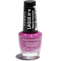 Vernis à ongles laqué N°04 mauve^Gifi Online