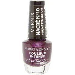 Vernis à ongles nacré prune n°10^Gifi