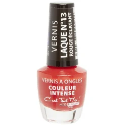 Vernis à ongleslaqué rouge éclatant n°13^Gifi
