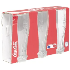 Gifi Vaisselle Et Accessoires De Table^Verre Coca-Cola transparent x3