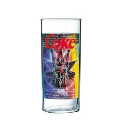 Gifi Vaisselle Et Accessoires De Table^Verre Coca-Cola tubo motif coloré 27 cl