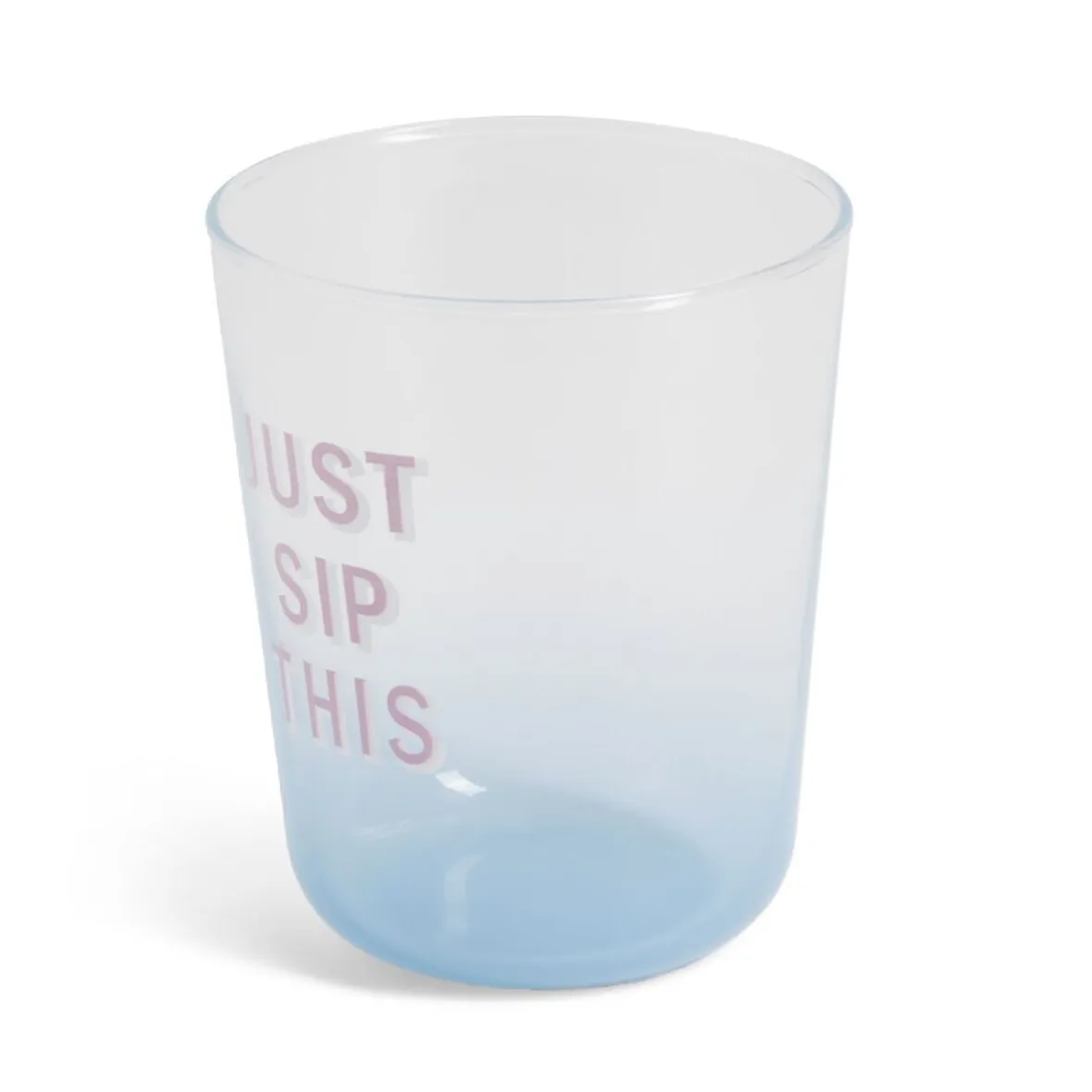 Gifi Vaisselle Et Accessoires De Table^Verre coloré avec message 315ml