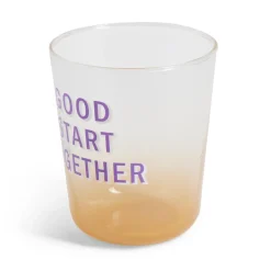 Gifi Vaisselle Et Accessoires De Table^Verre coloré avec message 315ml