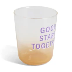 Gifi Vaisselle Et Accessoires De Table^Verre coloré avec message 315ml