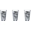 Gifi Vaisselle Et Accessoires De Table^Verre conique bas motif feuillage 32,5 cl x3