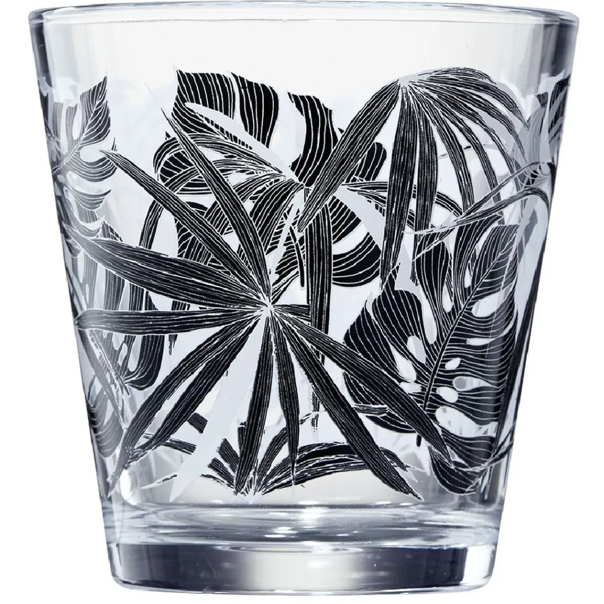 Gifi Vaisselle Et Accessoires De Table^Verre conique bas motif feuillage 25,5 cl x3