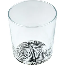 Gifi Vaisselle Et Accessoires De Table^Verre décor fleuri X3