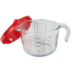 Gifi Préparation Culinaire^Verre doseur avec couvercle 1 L