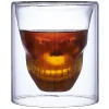 Gifi Vaisselle Et Accessoires De Table^Verre double paroi Halloween tête de mort 25cl
