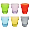 Gifi Vaisselle Et Accessoires De Table^Verre gobelet jazz empilable uni coloré x 6
