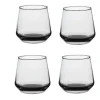 Gifi Vaisselle Et Accessoires De Table^Verre gobelet transparent anthracite x4