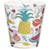 Gifi Vaisselle Et Accessoires De Table^Verre gobelet transparent déco fruits exotiques x 3