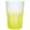 Gifi Vaisselle Et Accessoires De Table^Verre haut effet givré jaune fluo 40 cl - Frozen