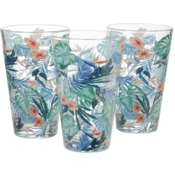 Gifi Vaisselle Et Accessoires De Table^Verre haut Nadia Tropical x 3