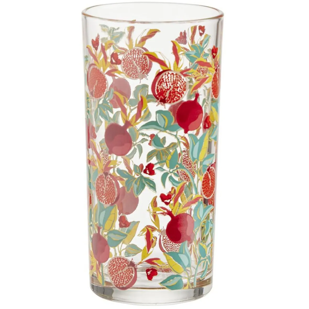 Gifi Vaisselle Et Accessoires De Table^Verre haut transparent motif grenade rouge 25cl x2