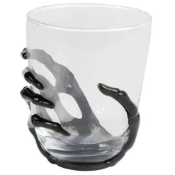 Gifi Vaisselle Et Accessoires De Table^Verre main squelette Halloween noir transparent