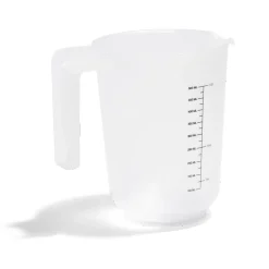 Gifi Préparation Culinaire^Verre mesureur 500ml plastique blanc transparent