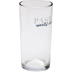Gifi Vaisselle Et Accessoires De Table^Verre tubo avec inscription Pastis apéritif anisé 25cl