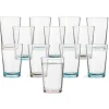 Gifi Vaisselle Et Accessoires De Table^Verre x12 ver 20cl h9.9d6.8 mod fond coul