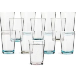 Gifi Vaisselle Et Accessoires De Table^Verre x12 ver 20cl h9.9d6.8 mod fond coul