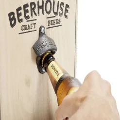 Gifi Vaisselle Et Accessoires De Table^Verres à bière 50cl x2 avec support décapsuleur et 2 sous verres