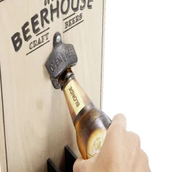 Gifi Vaisselle Et Accessoires De Table^Verres à bière 50cl x2 avec support décapsuleur et 2 sous verres