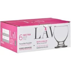 Gifi Vaisselle Et Accessoires De Table^Verrine LAV en verre transparent 21,5 cl x6