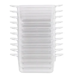 Gifi Vaisselle Et Accessoires De Table^Verrine rectangulaire en plastique réutilisable x10