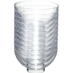 Gifi Vaisselle Et Accessoires De Table^Verrine x50 + mini-cuillère x50 réutilisable transparent