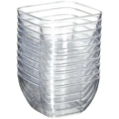 Gifi Vaisselle Et Accessoires De Table^Verrine x50 + mini-cuillère x50 réutilisable transparent