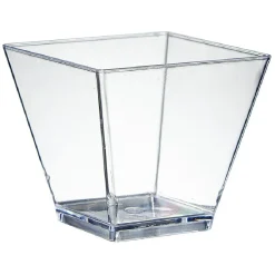 Gifi Vaisselle Et Accessoires De Table^Verrine x50 + mini-cuillère x50 réutilisable transparent