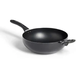 Gifi Cuisson^Wok tous feux sauf induction aluminium noir Ø28cm